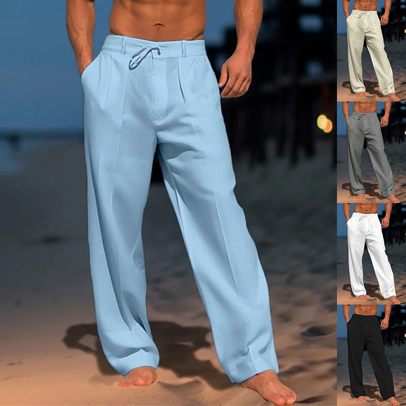 Casual Wide-Leg Straight Pants