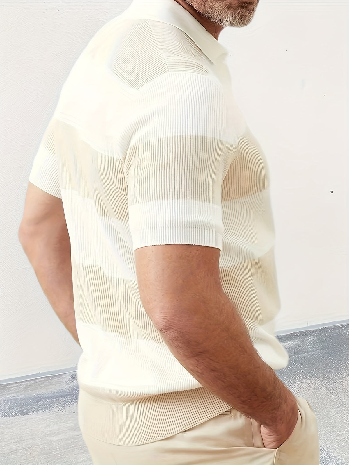 Mens Clothing Summer Lapel Sweater