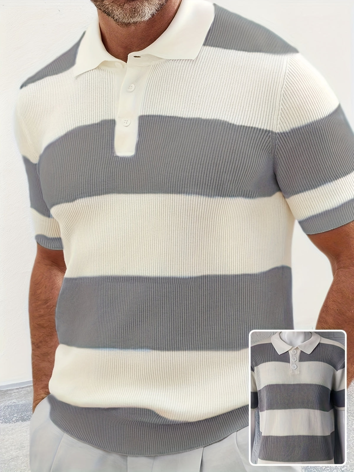 Mens Clothing Summer Lapel Sweater