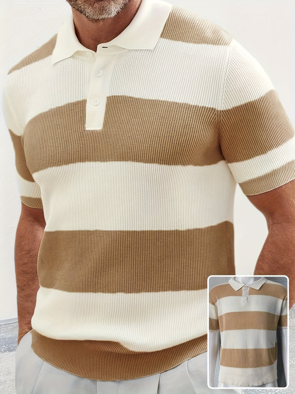 Mens Clothing Summer Lapel Sweater