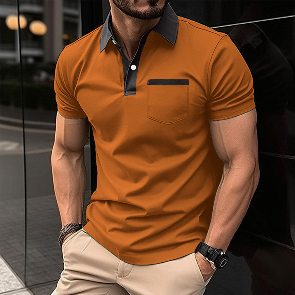 Lapel Fashion T-shirt Polo Shirt