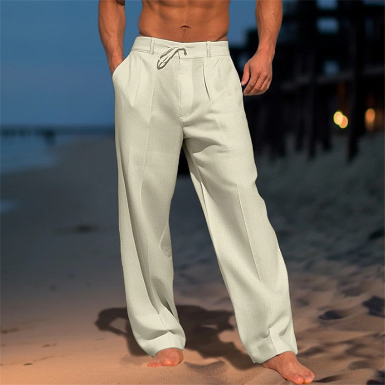 Casual Wide-Leg Straight Pants